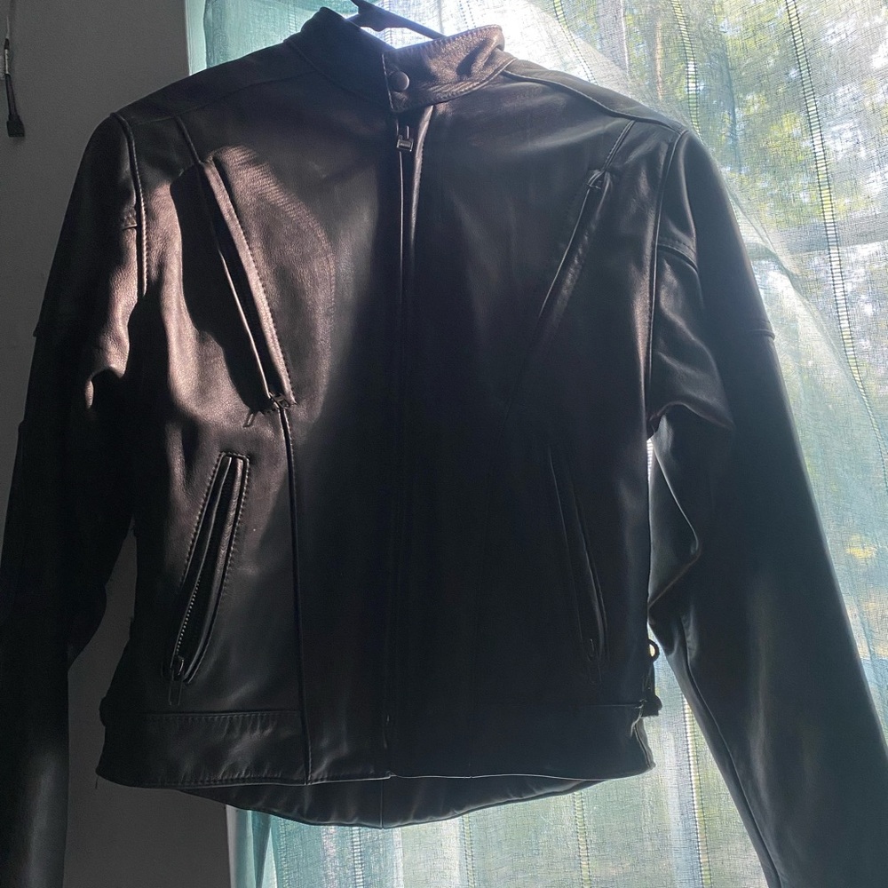 real leather jacket